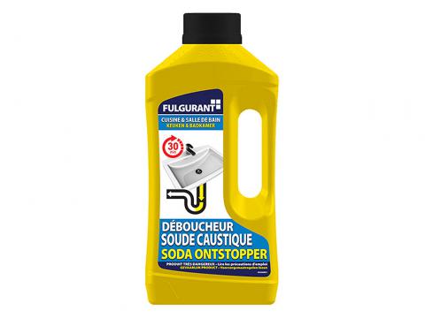 FULGURANT DEBOUCHEUR SOUDE CAUSTIQUE NATRIUMHYDROXIDE 900ML
