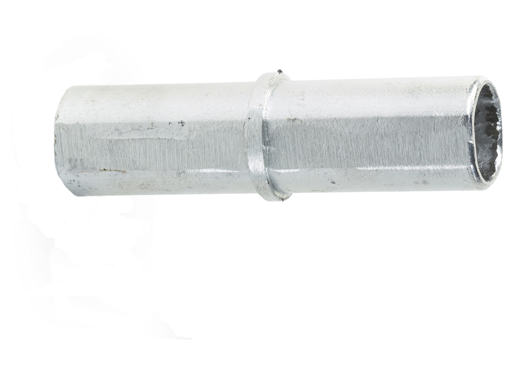 VERBINDINGSSTUK ALUMINIUM VOOR BOVENBUIS 15 CM