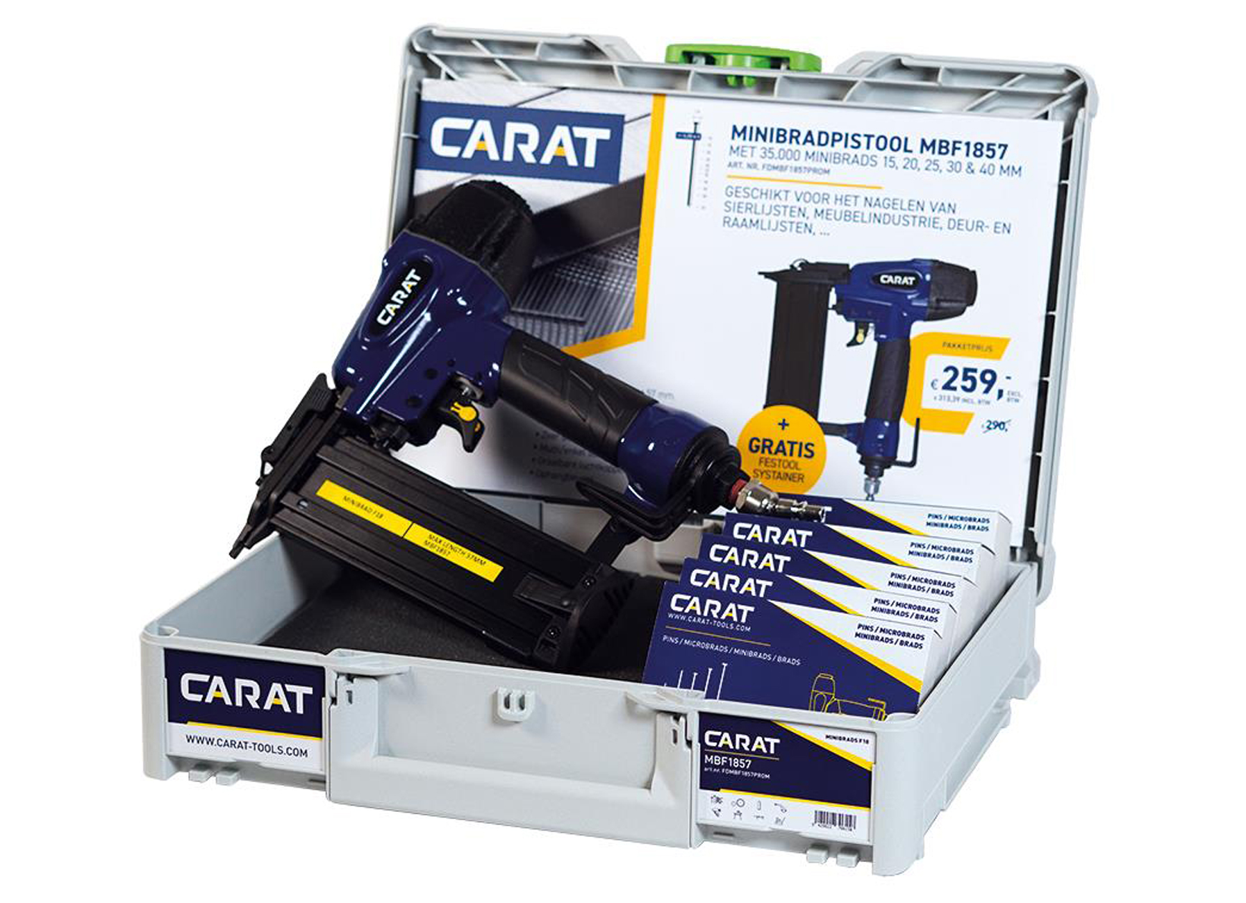 CARAT MINIBRADSPISTOOL MBF1857 PROMOKIT