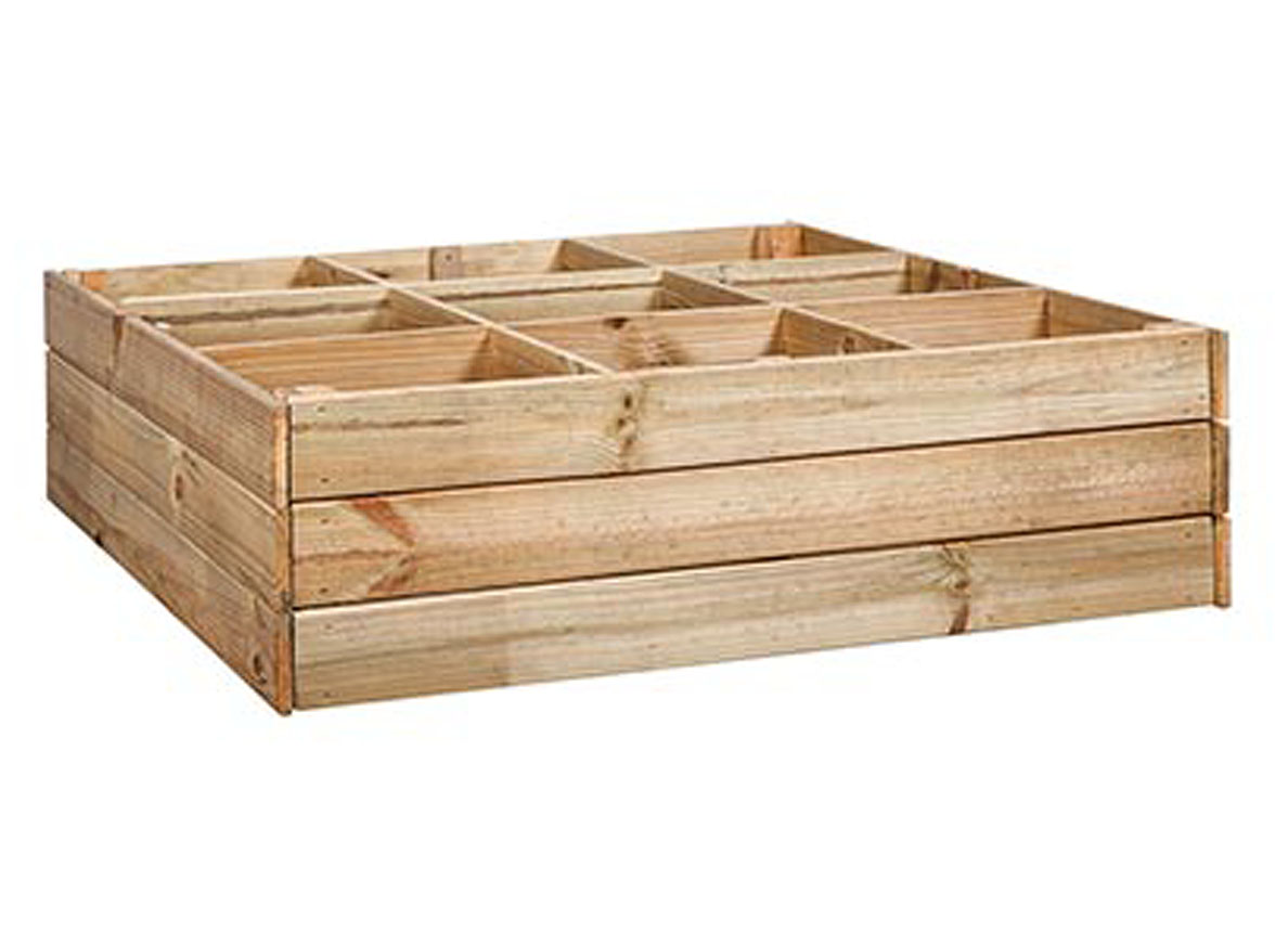 HOUTEN MOESTUIN ORTO 88X88CM