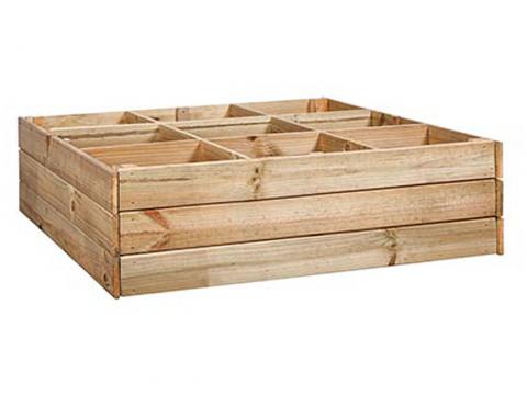 HOUTEN MOESTUIN ORTO 88X88CM