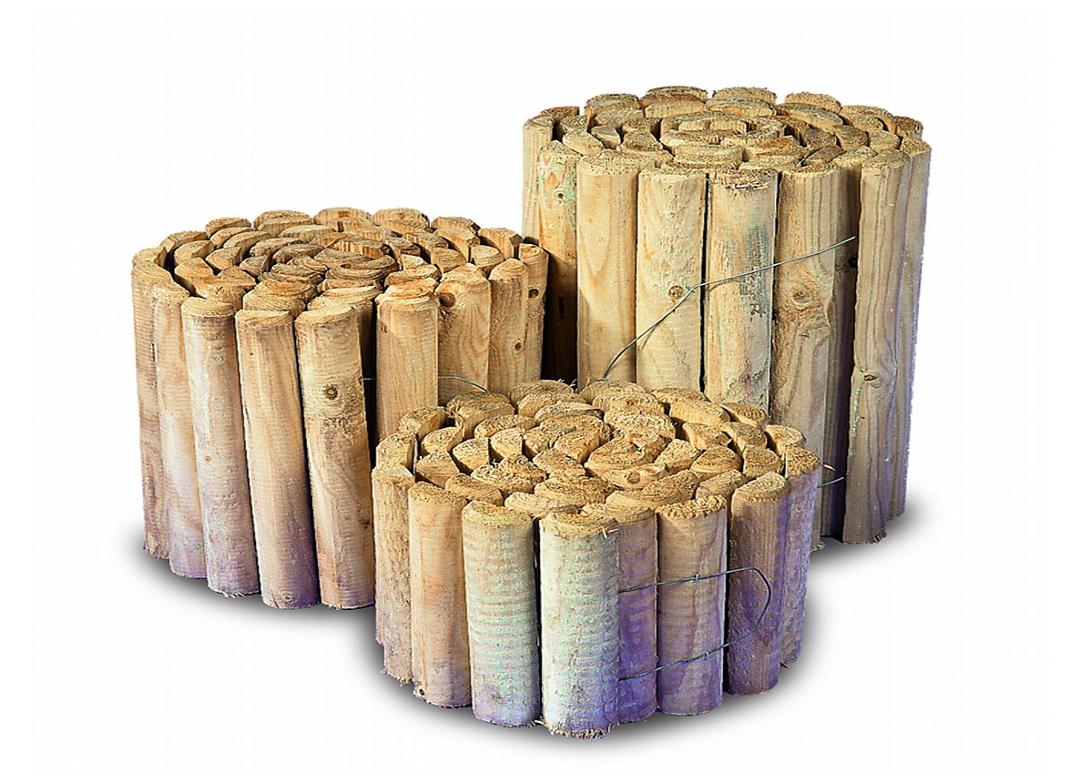 BORDURES EN BOIS SUR ROULEAU