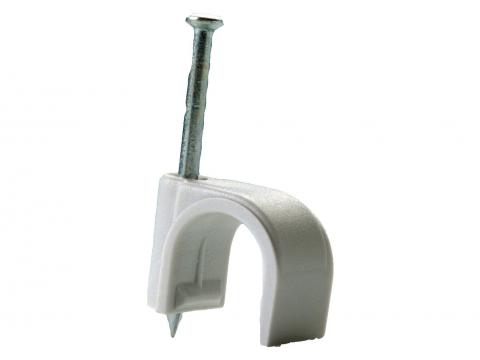PONTET POUR CABLE 4MM GRIS (50 PIECES)