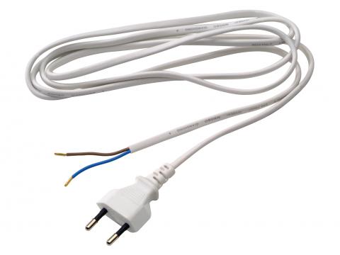CORDON RACCORD 2X0.75 2M BLANC