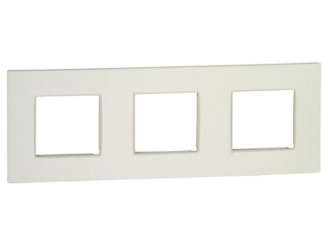 NIKO DRIEVOUDIGE AFDEKPLAAT HORIZONTAAL INTENSE WHITE