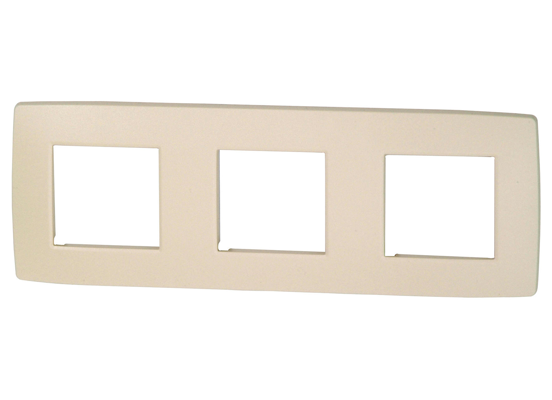 NIKO PLAQUE DE RECOUVREMENT TRIPLE HORIZONTAL ORIGINAL CREAM