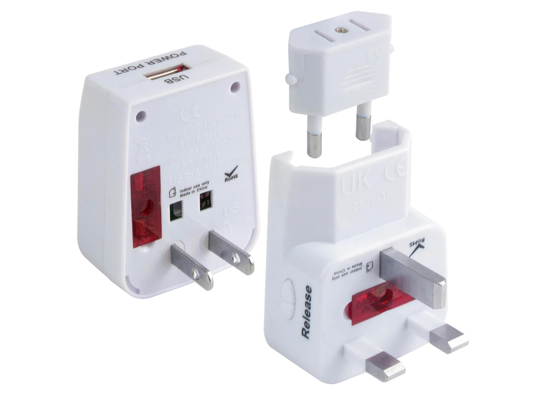 ADAPTATEUR DE VOYAGE TOUT-EN-UN 10A