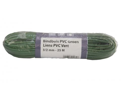 BINDBUIS PVC GROEN 3/2MM OP STRENG 25M