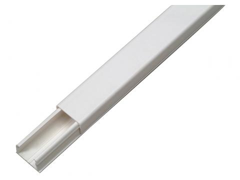 GOULOTTE DLP 20X12.5MM L=2.1M 1 COMP BLANC