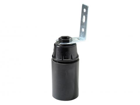 DOUILLE E14 SUR EQUERRE NOIR