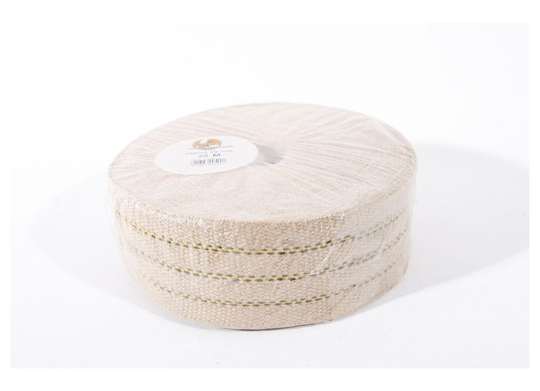 JUTE ZETELBAND 60MM L=25M