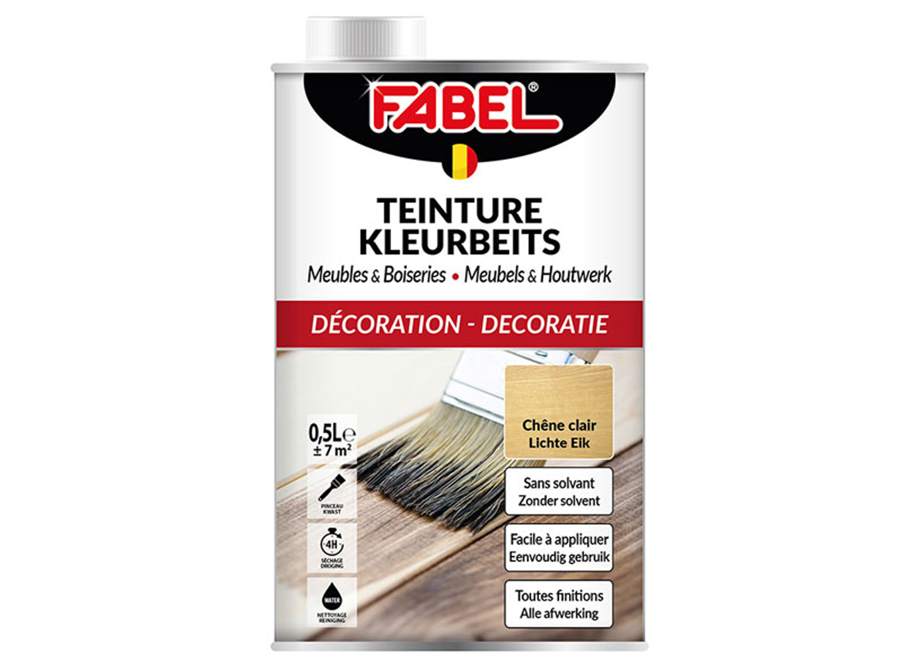 FABEL KLEURBEITS 500ML LICHTE EIK