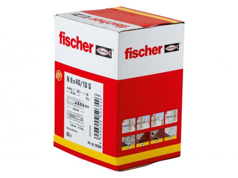 FISCHER SLAGPLUG N 6X40/10 S (50)