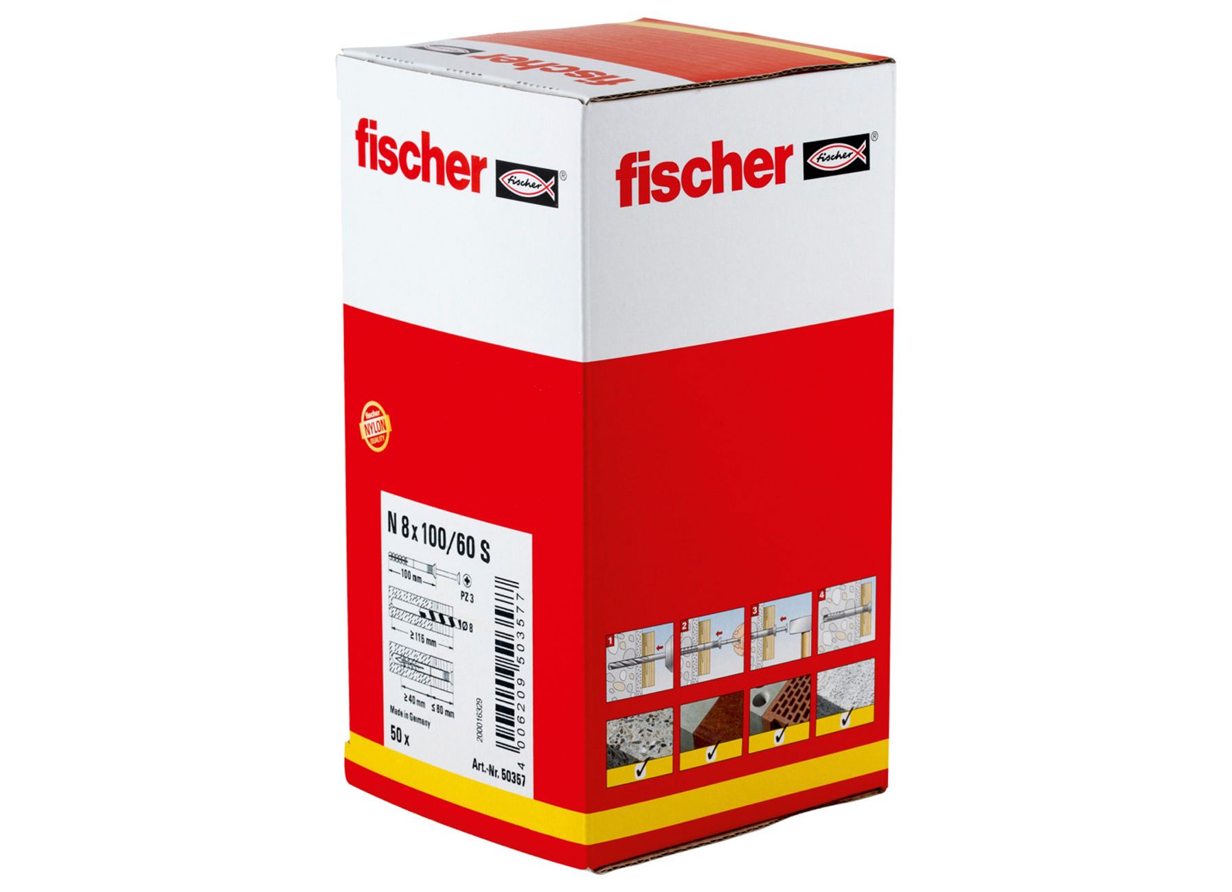 FISXHER SLAGPLUG N 8 x 100/60 S (50)