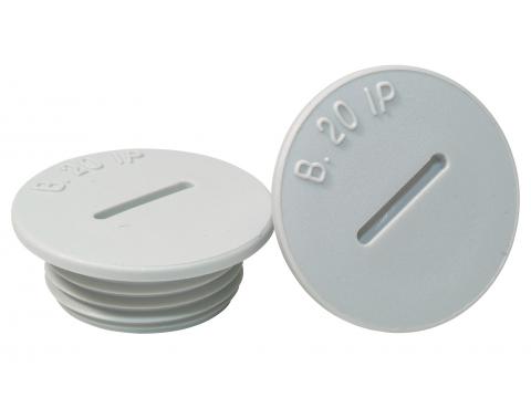 BOUCHON PVC PG16 2 PIECES