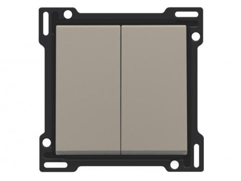 NIKO INTERRUPTEUR DEUX DIRECTIONS DOUBLE BRONZE