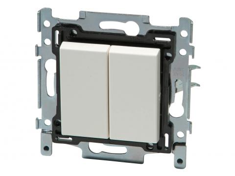 NIKO INTERRUPTEUR DEUX DIRECTIONS DOUBLE ORIGINAL WHITE