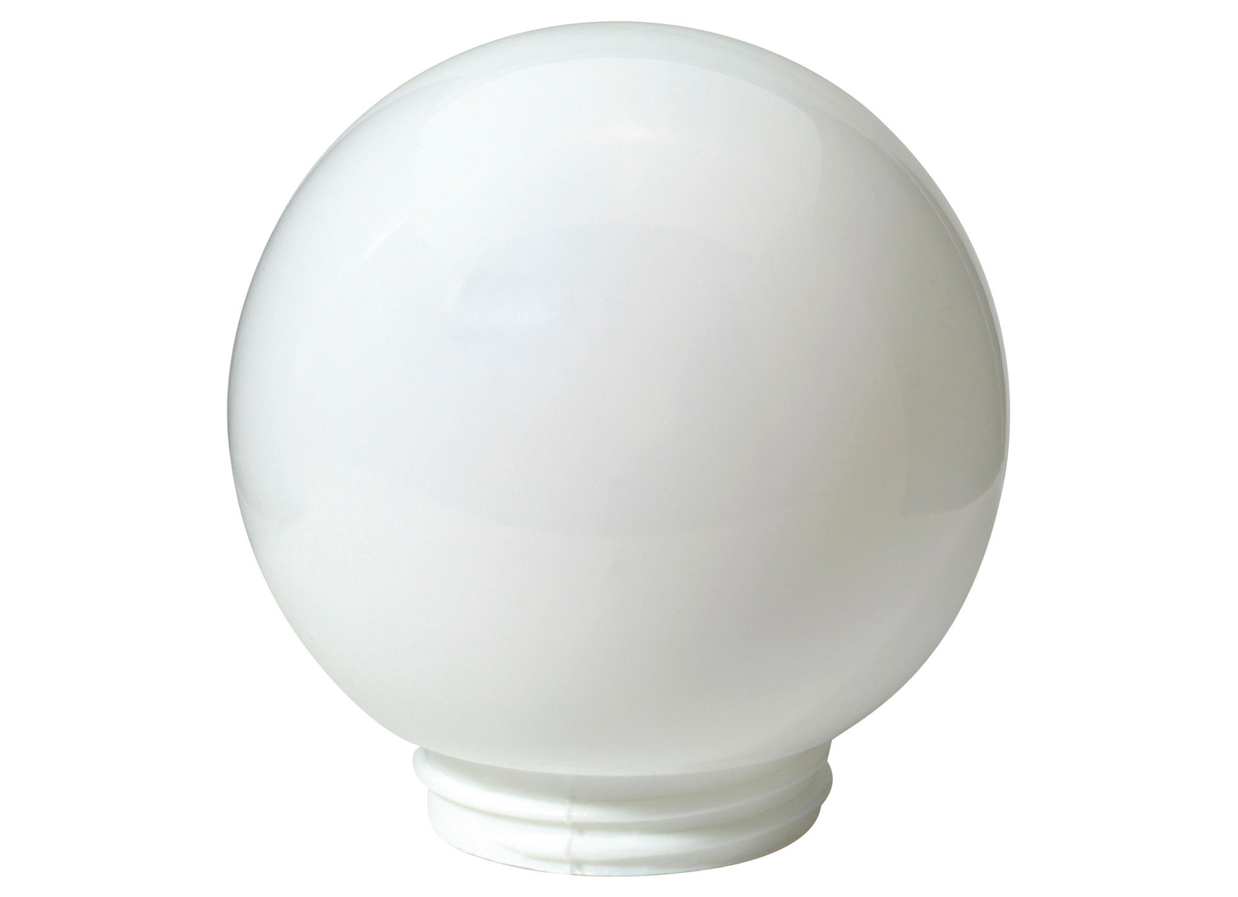 APPLIQUE BOULE EN VERRE E27 MAX 60W OPALINE