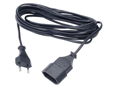 RALLONGE H05VV-F 2G0.75 5M NOIR