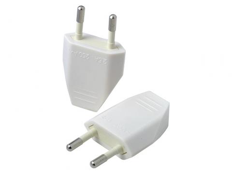 STEKKER 2.5A WIT 2 STUKS