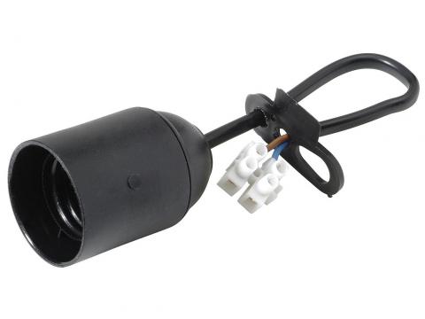 SOCKET E27 NOIR 3 PIECES