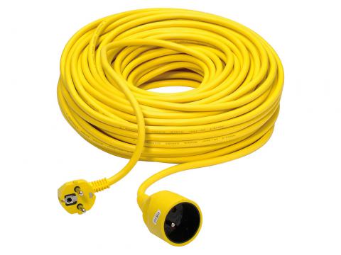 RALLONGE 3G1.5 PVC 40M JAUNE