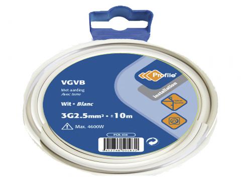 KABEL VGVB 3G 2.5MM2 10M WIT