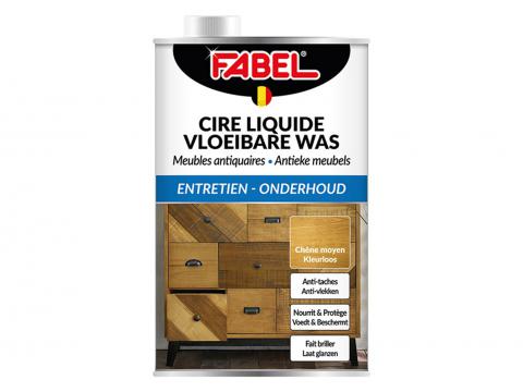 FABEL VLOEIBARE ANTIEKWAS 1000ML MIDDEN EIK