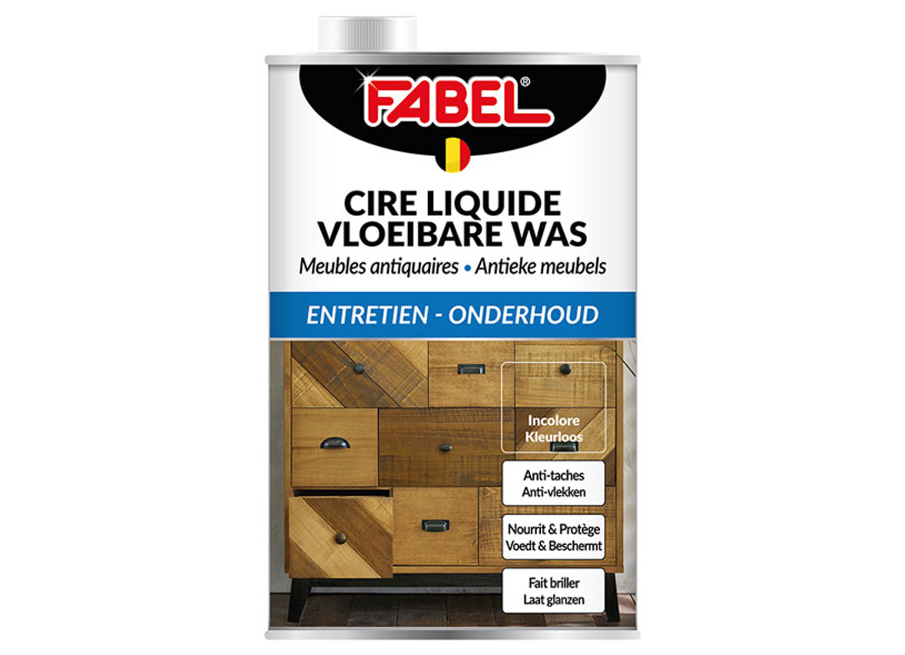 FABEL VLOEIBARE ANTIEKWAS 500ML KLEURLOOS