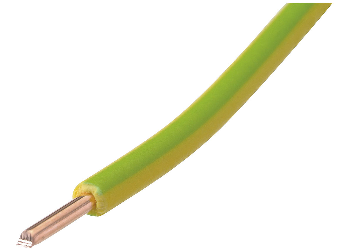 CABLE VOB 1.5MM2 JAUNE/VERT 100M