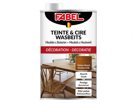 Fabel Teinte et Cire Meubles & Boiseries Chêne Foncé 500ml
