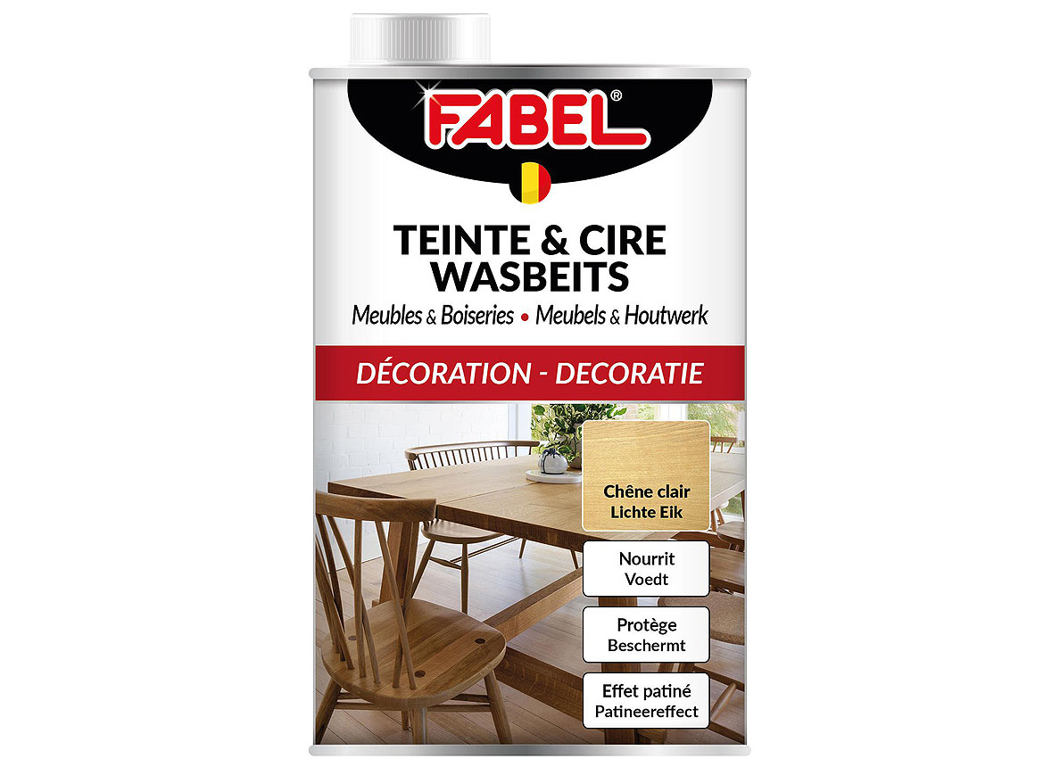 TEINTE ET CIRE 500ML CHENE CLAIRE