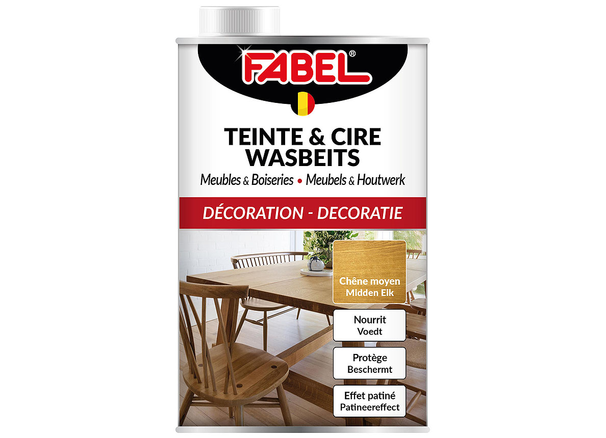 TEINTE ET CIRE 500ML CHENE MOYEN