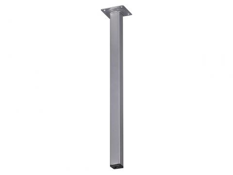 MEUBELPOOT VIERKANT ALU 25X25MM L=40CM
