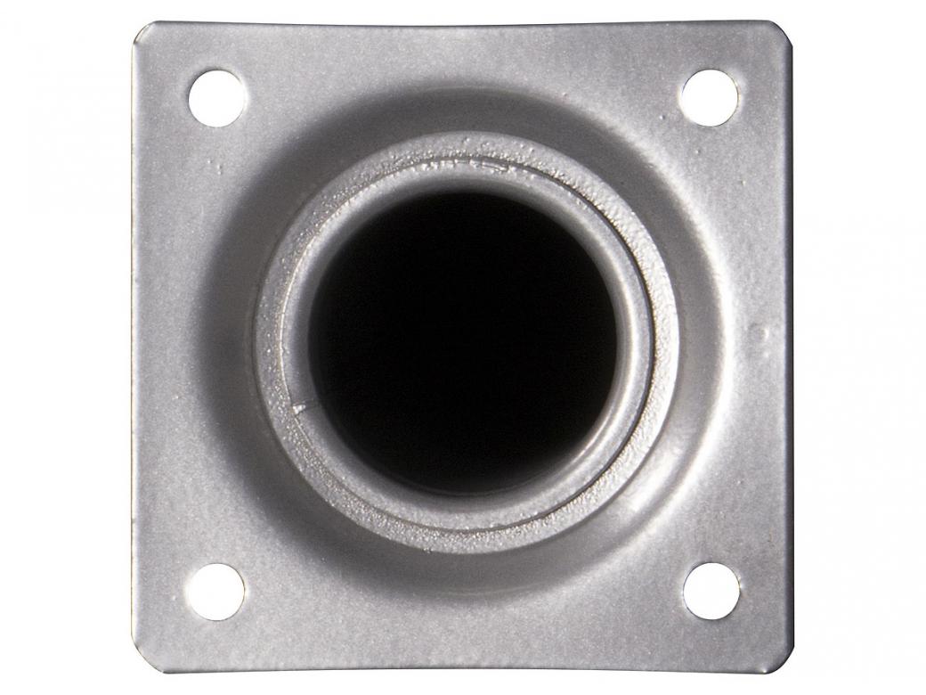 PIED DE MEUBLE ROND ASPECT ALU