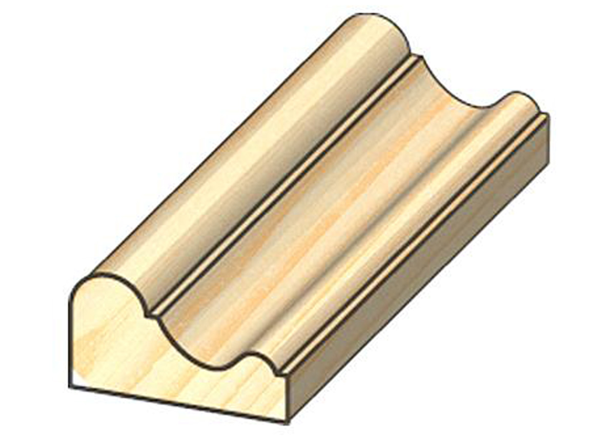 JEWE MOULURE DECORATIVE PIN 16X29MM L=240CM