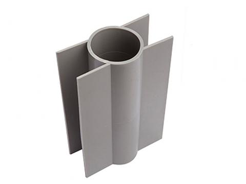SUPPORT POUR PLAQUE A BETON EN PVC Ø48MM H=28CM