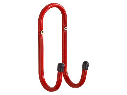 DUBBELE BUISHAAK GEPLASTIFICEERD 74MM ROOD