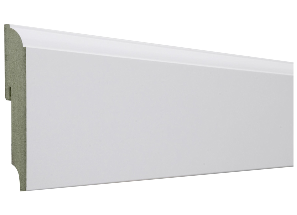 PLINTHE MURALE STYLE 19120 BLANC 120X19MM L=240CM