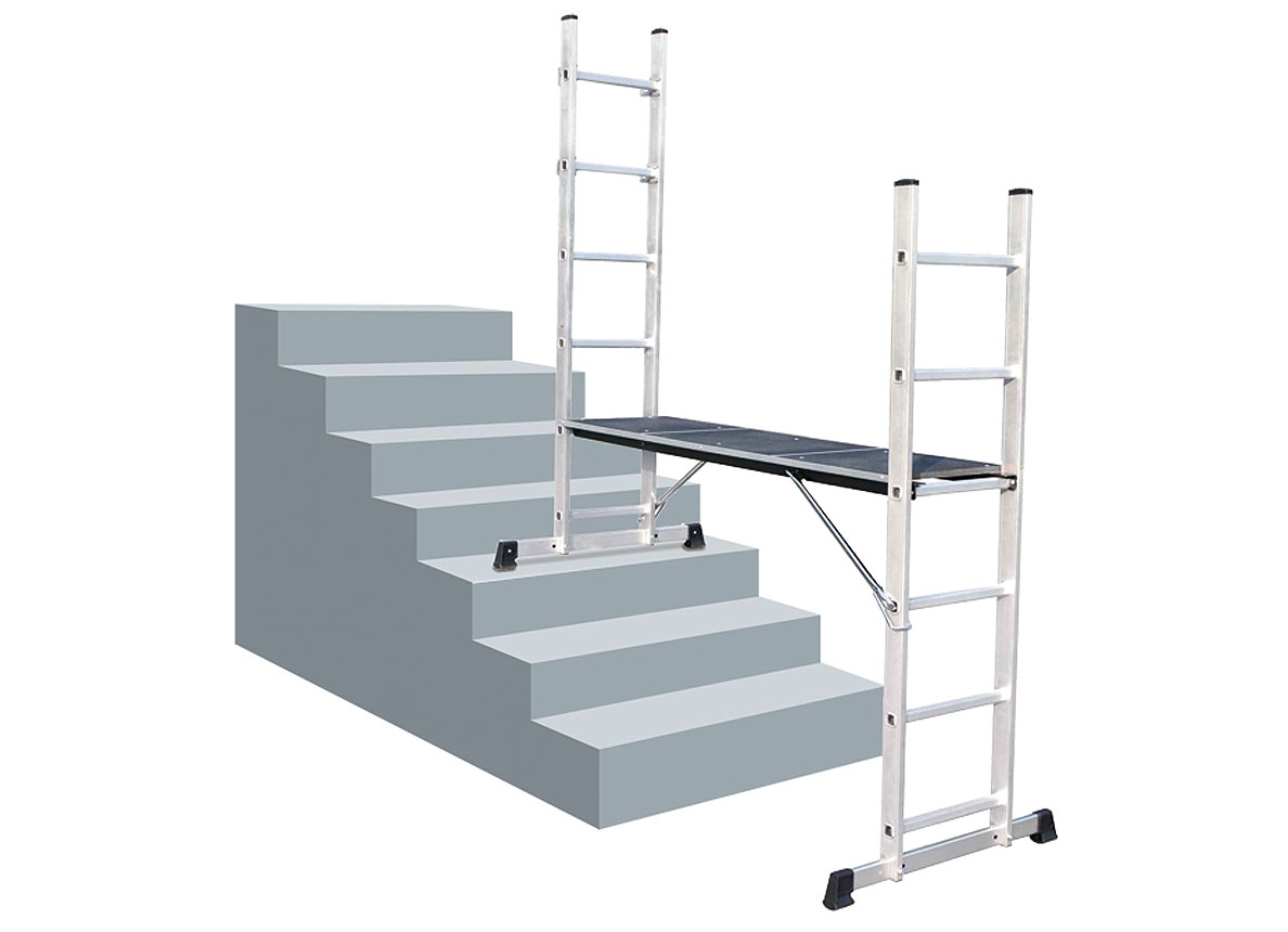 COMBINATIE STELLING-LADDER 2X6 TREDEN