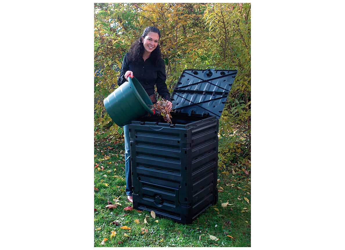 COMPOSTER ECO-MASTER 300L ZWART