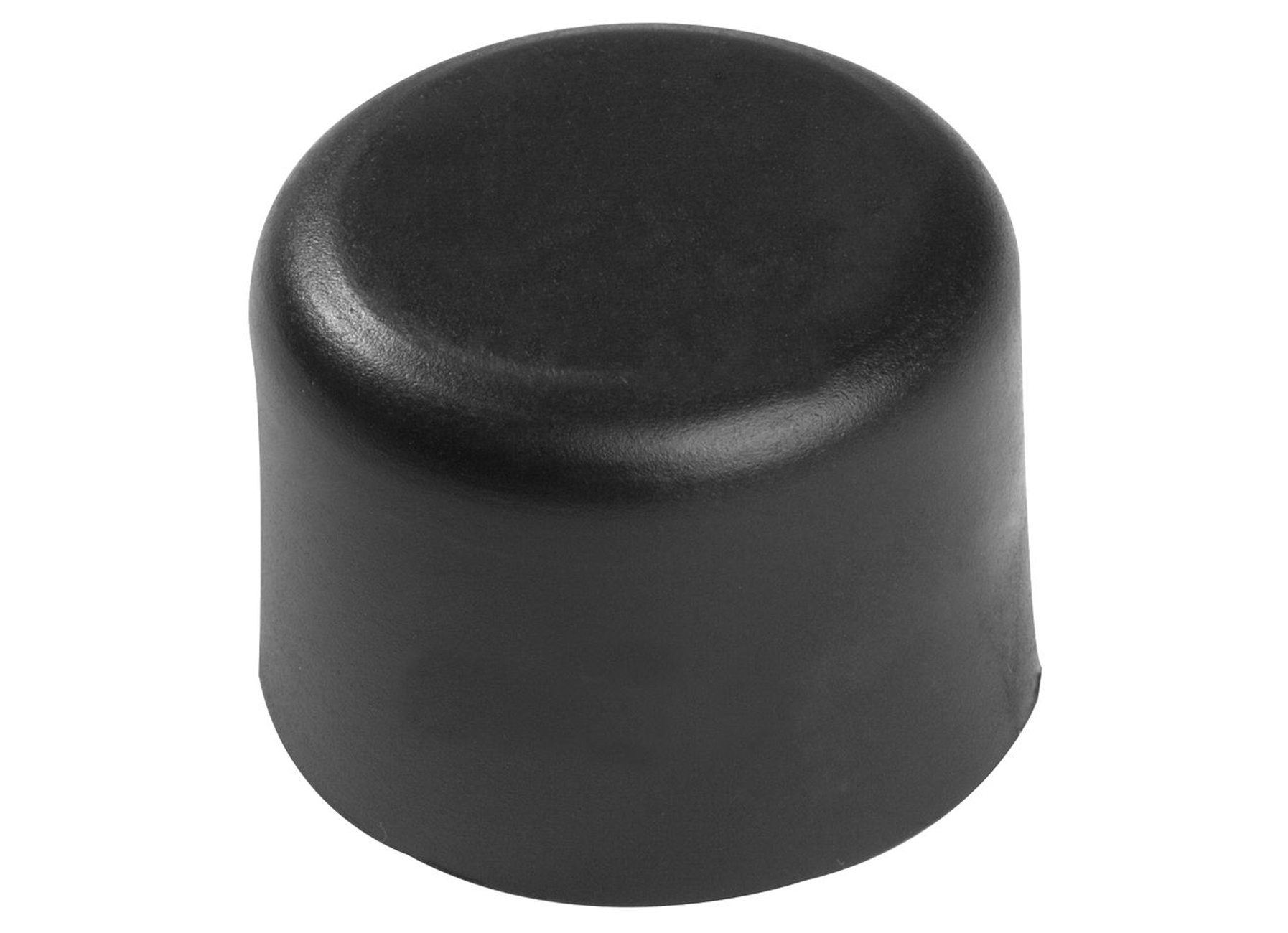 DOP RONDE PAAL RAL 9005 ZWART Ø48MM