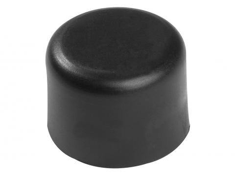 CAPUCHON POTEAU ROND RAL 9005 NOIR Ø48MM