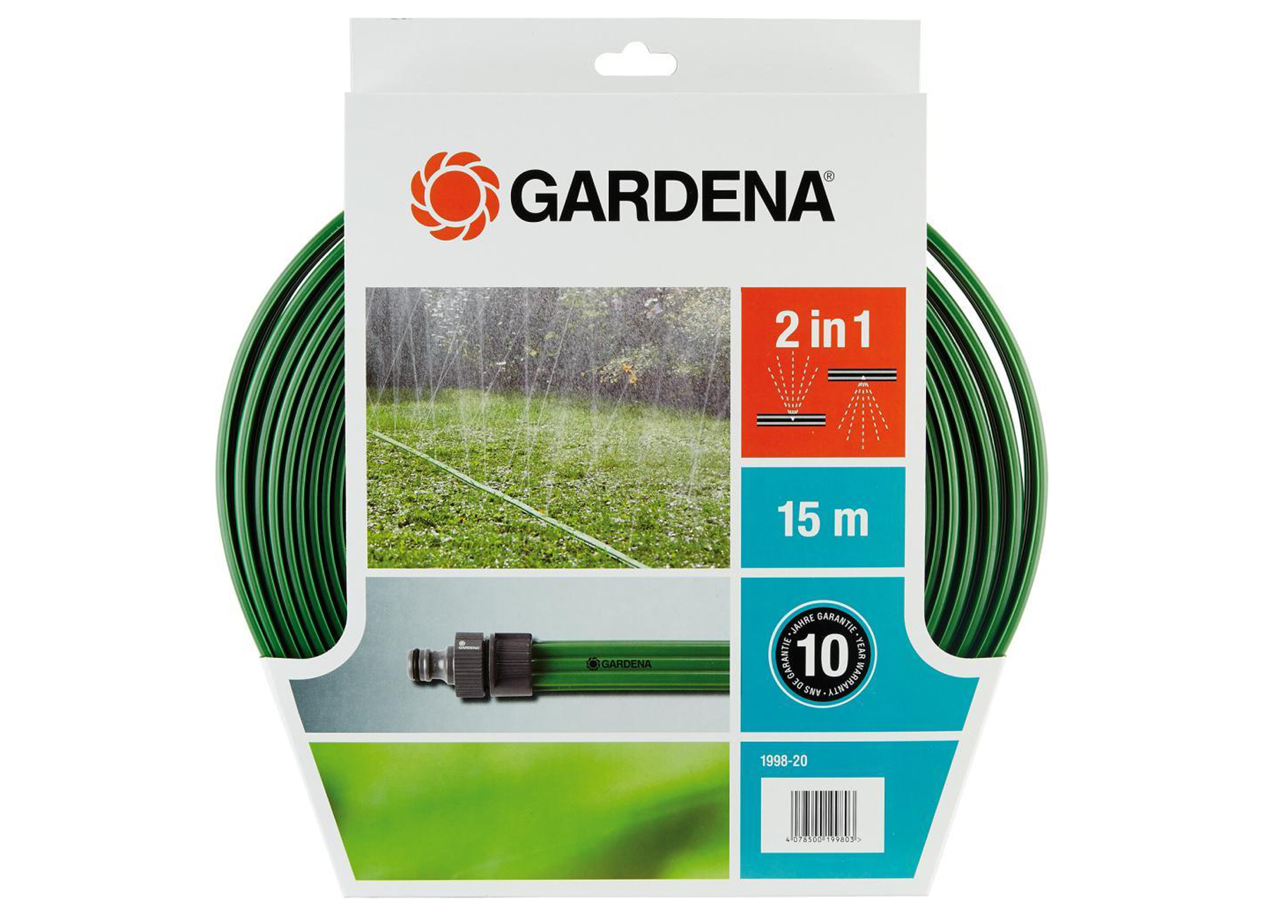 GARDENA TUYAU ARROSEUR 15M VERT