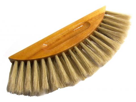STOFBORSTEL ZUIVER BLOND VARKENSHAAR 2,50''