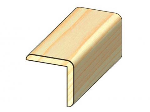 JEWE MOULURE ANGLE SAPIN ROUGE 34X34MM L=240CM