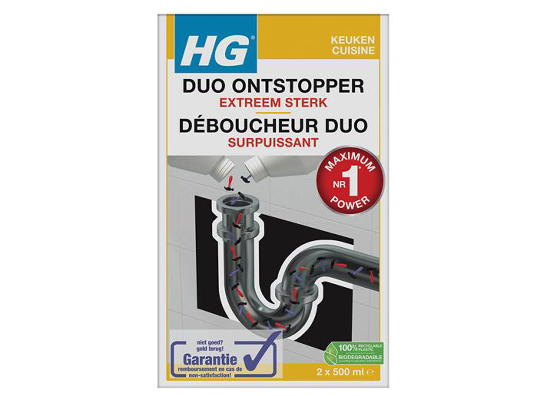 HG DEBOUCHEUR DUO 1L