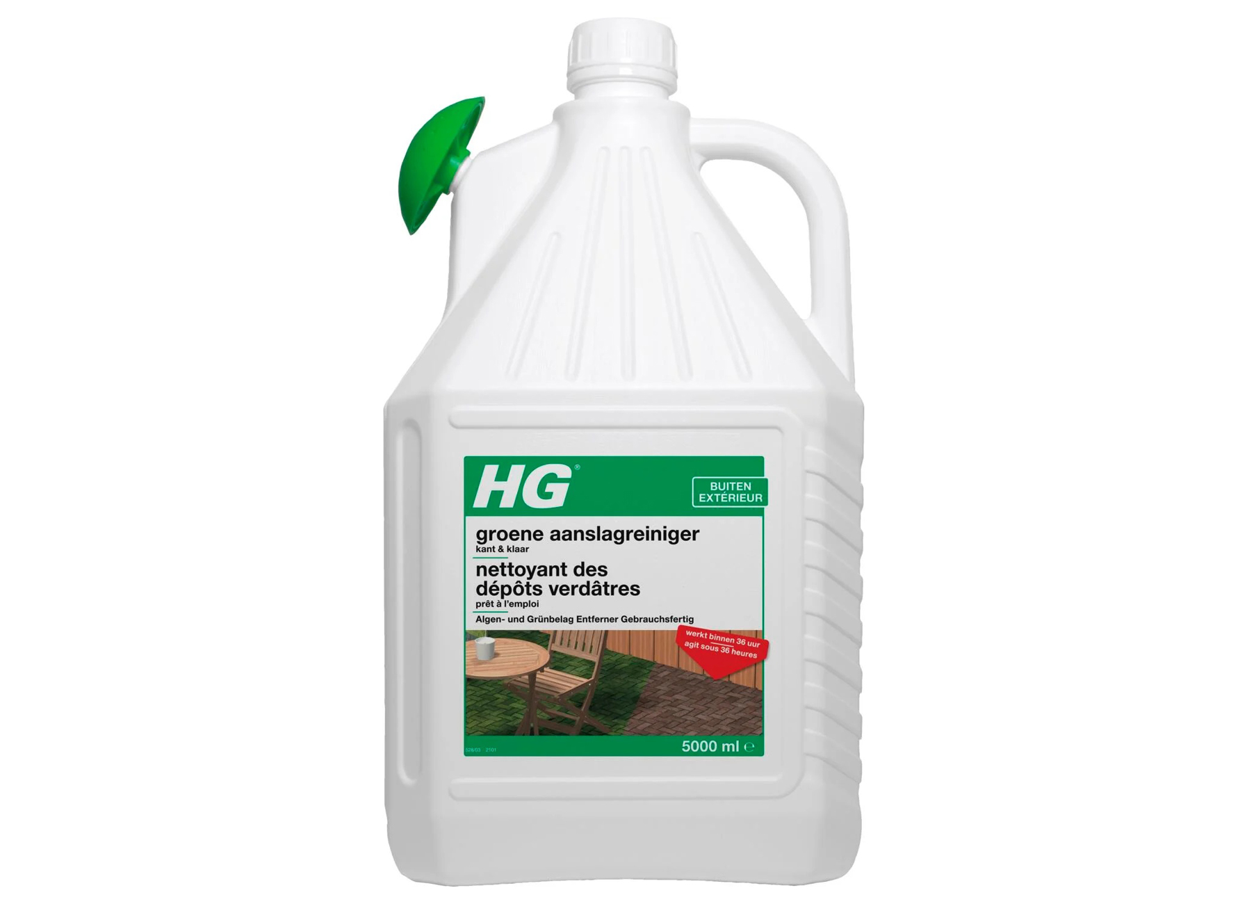 HG GROENE AANSLAGREINIGER KANT &  KLAAR 5L