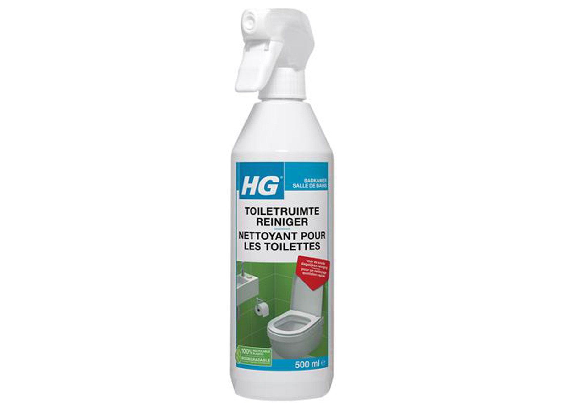 HG TOILETRUIMTE REINIGER 500ML