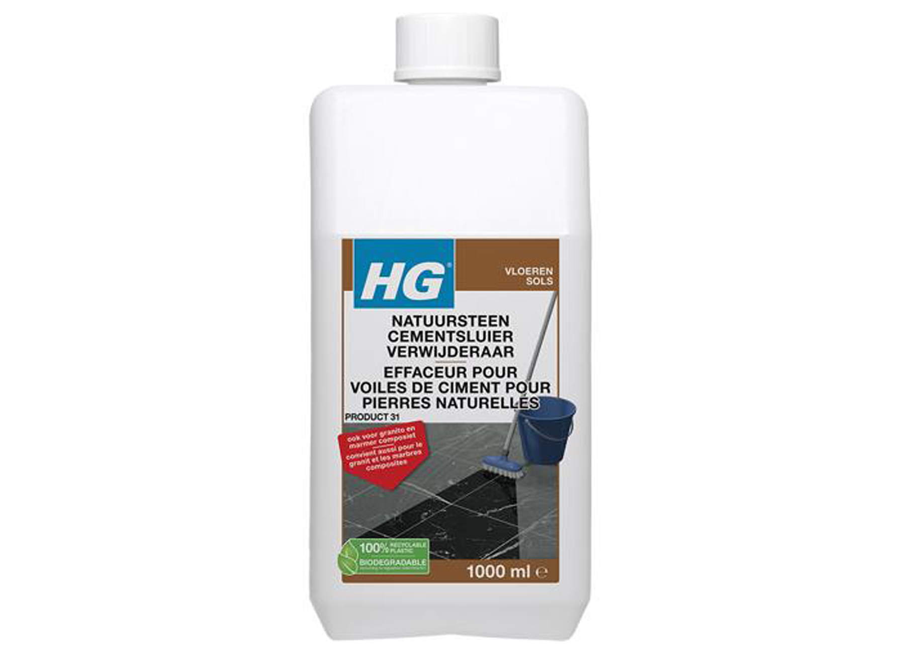 HG EFFACEUR POUR VOILES DE CIMENT POUR PIERRES NATURELLES 1L